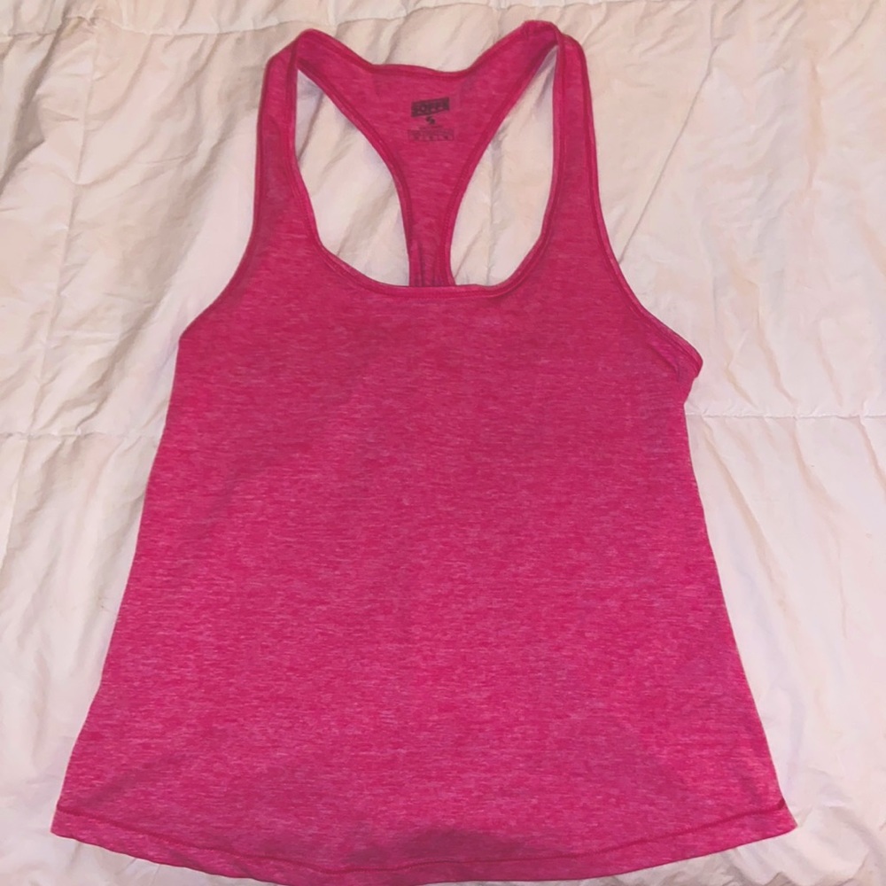 Soffe pink athletic tank top.